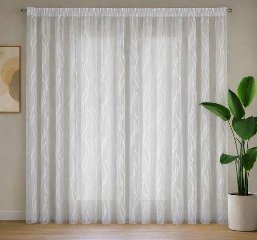 Gardine store voile - gardine,