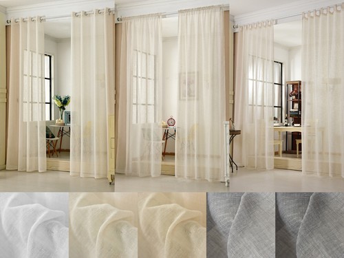 2xgardinen transparent leinen - 2xgardinen,