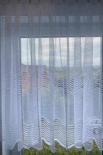 Gardine store jacquard - ,